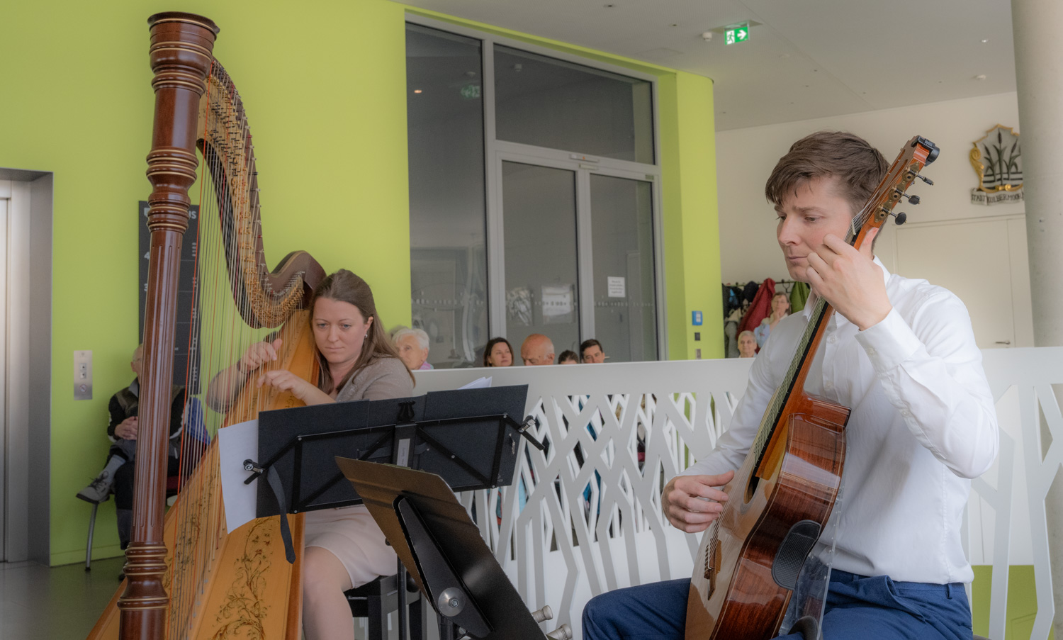 Bild Duo mit Harfe und Gitarre "Con cuerdas" 
