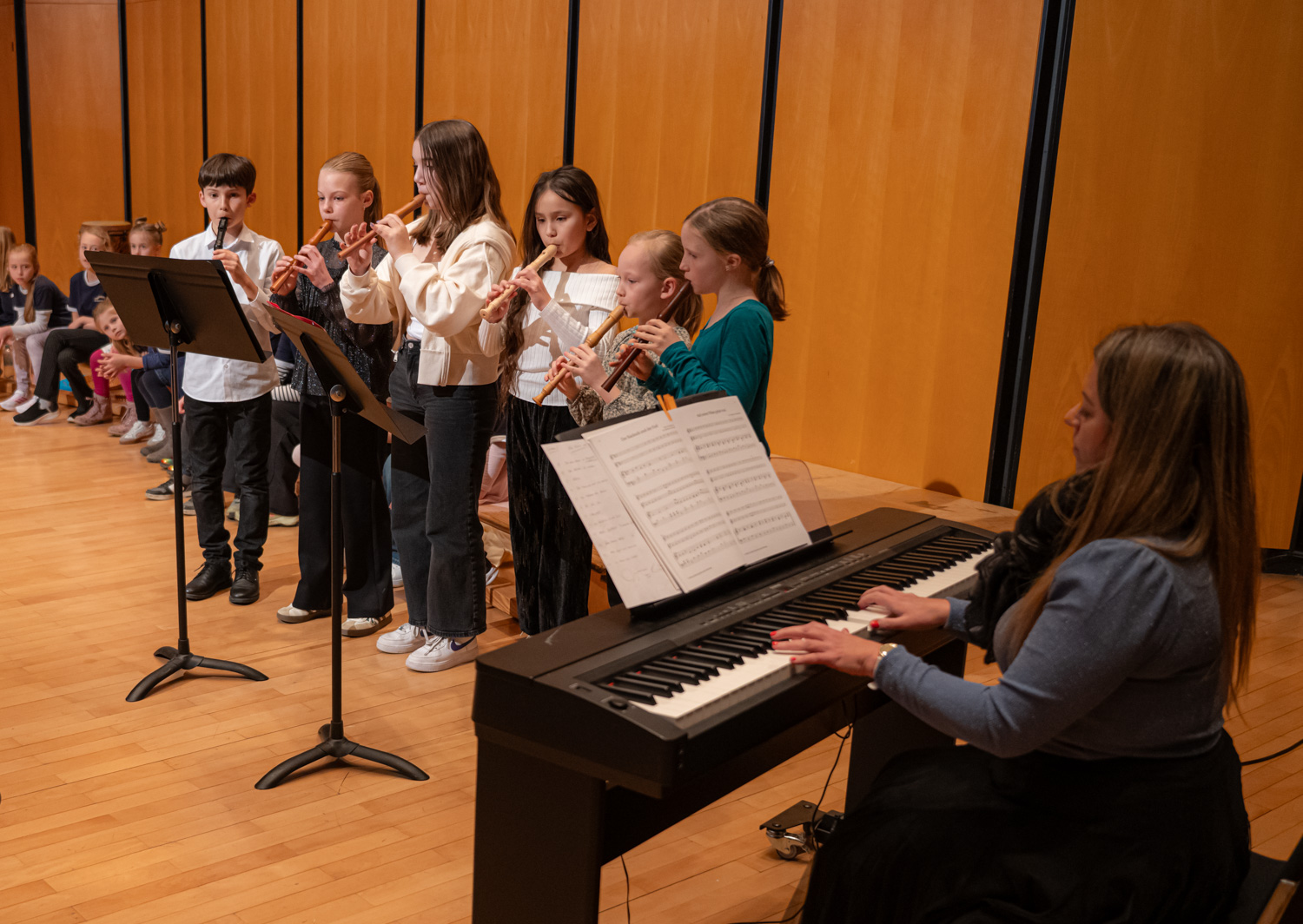 Blockflötenensemble im Mareissaal Kolbermoor Blockflötenensemble im Mareissaal Kolbermoor
